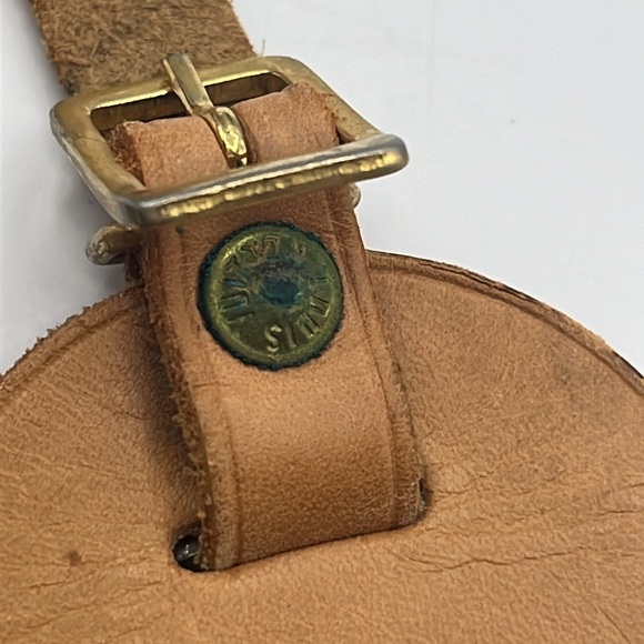 Louis Vuitton Brown Leather Luggage Tags - Picture 4 of 4